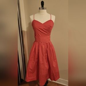 1901 Pink Paradise Strappy Fit & Flare Midi Dress size 2